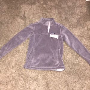 Womens Patagonia snap fleece pullover